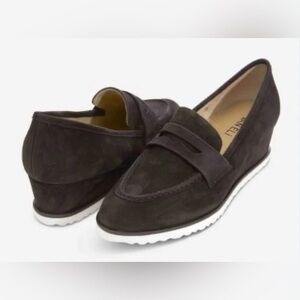 NWOT Vaneli Devera Suede Wedge Loafers Womens size 10 $175